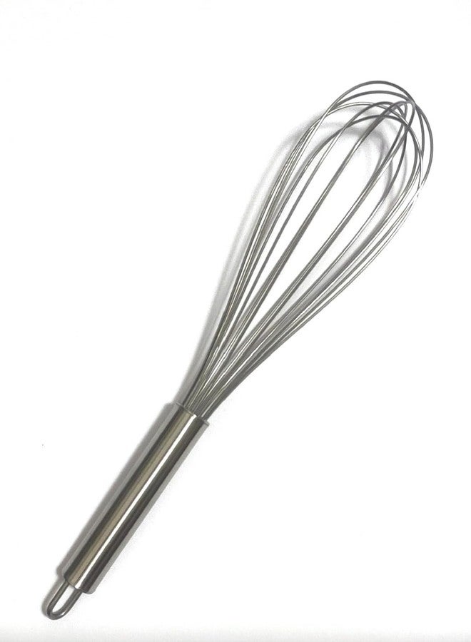 Eliixor Stainless Steel Balloon Whisk 12 Wire | Professional Egg Beater Hand Whisk for Baking & Cooking | Food Grade Rust Resistant Steel | Manual Hand Blender with Ergonomic Handle - Image 2